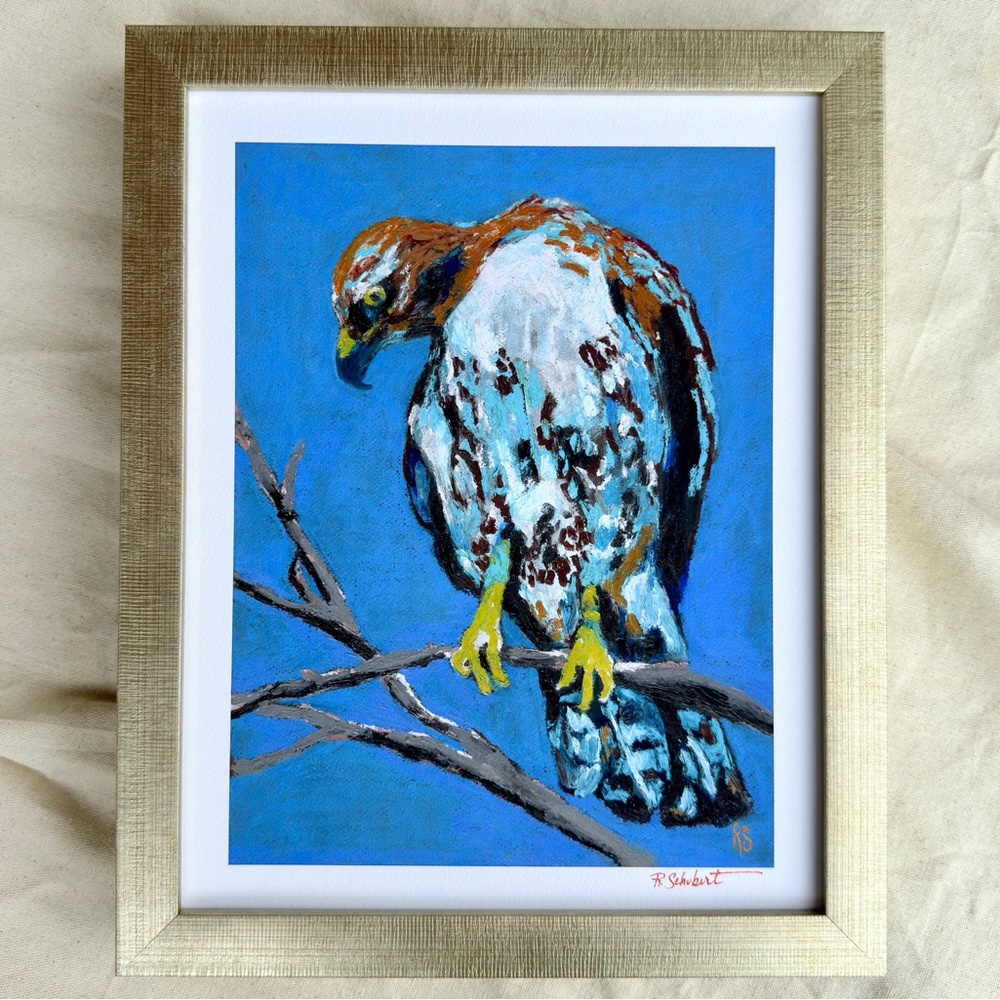 Blue Bird Fine Art Print - Wildlife Wall Decor - Modern Home Furnishings